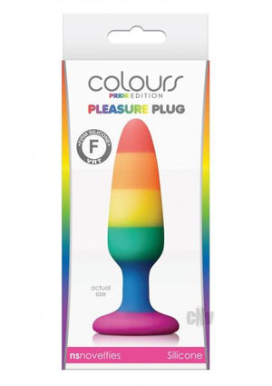 Colours Pride Edition Pleasure Plug Small Rainbow