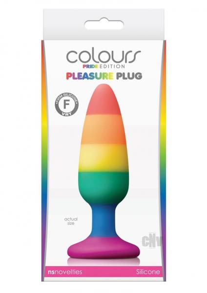 Colours Pride Edition Pleasure Plug Medium Rainbow