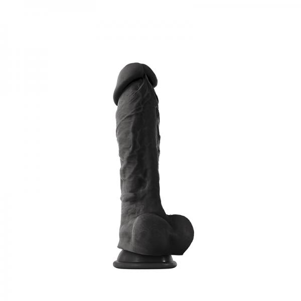Coloursoft 8 Inches Soft Dildo Black