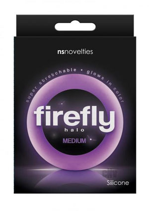 Firefly Halo Medium Cock Ring Purple