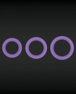 Firefly Halo Medium Cock Ring Purple