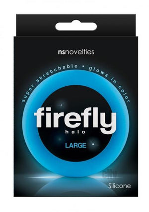 Firefly Halo Large Cock Ring Blue