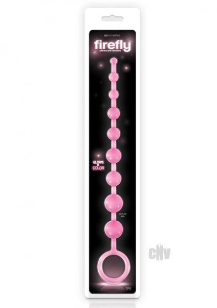 Firefly Pleasure Beads Pink Glow In The Dark