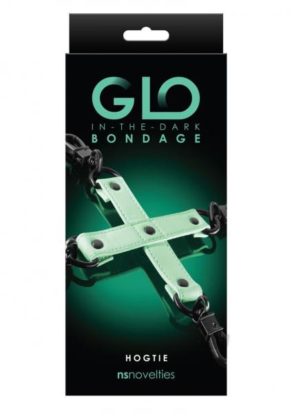 Glo Bondage Hog Tie Green