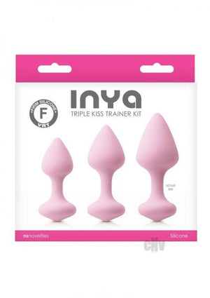 Inya Triple Kiss Trainer Kit Pink Butt Plugs