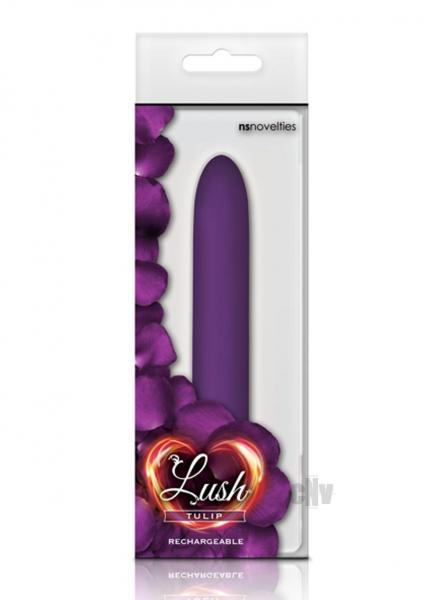Lush Tulip Purple Slim Rechargeable Vibrator