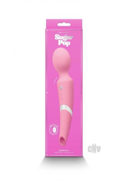 Sugar Pop Aurora Air Pulse And Wand Massager Pink