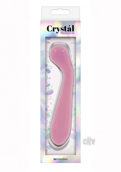 Crystal Glass G Spot Wand Pink