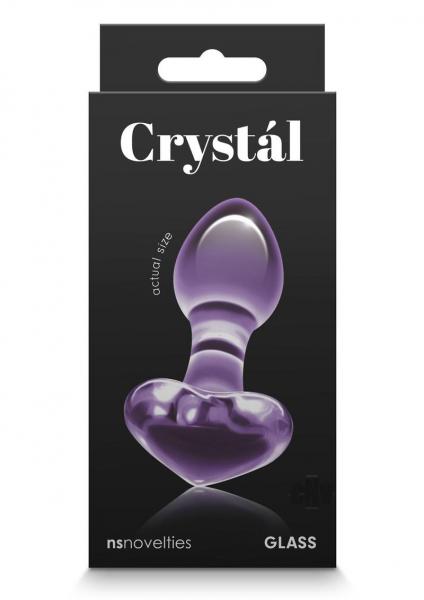 Crystal Heart Purple