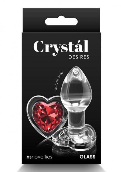 Crystal Desires Red Heart Small