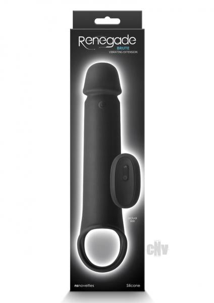 Renegade Brute Vibrating Penis Extension Black