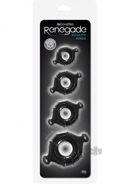 Renegade Vitality Rings Black