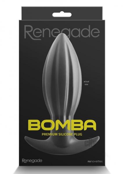 Renegade Bomba Anal Plug Black Medium