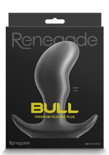 Renegade Bull Anal Plug Black Small