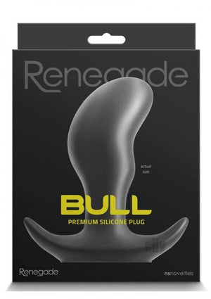 Renegade Bull Anal Plug Black Medium