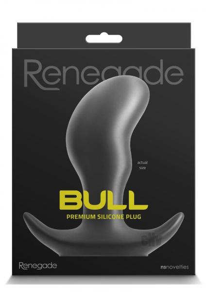 Renegade Bull Anal Plug Black Medium