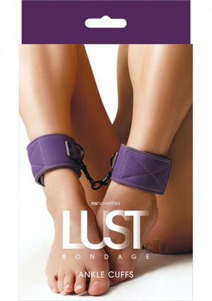 Lust Bondage Ankle Cuffs Purple