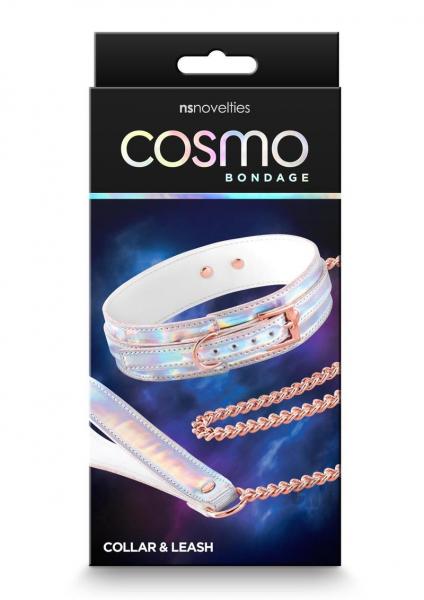 Cosmo Bondage Collar/Leash Rainbow