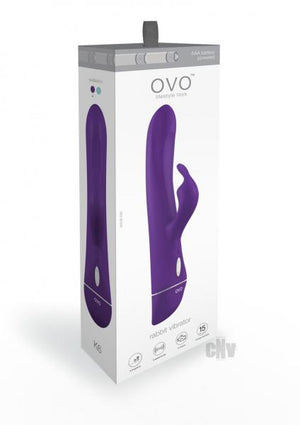 Ovo K6 Flickering Rabbit Vibrator Purple