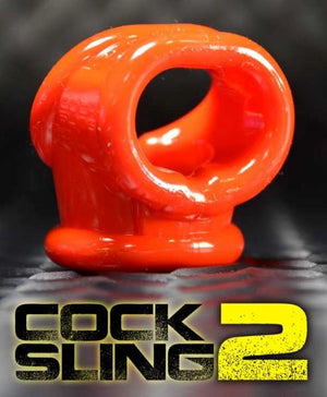 Cocksling 2 Red Cock & Ball Sling Red