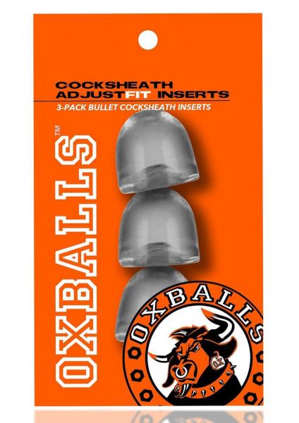 Oxballs Cocksheath Adjustfit Inserts Pack Of 3 Clear