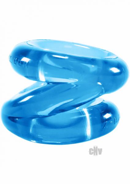 Z Balls Z Shaped Cockring Ballstretcher Ice Blue