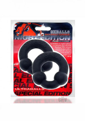 Ultraballs 2 Pk Cockring Night (Net)