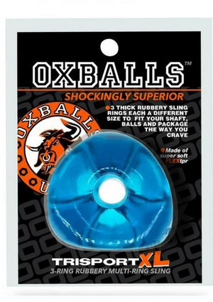 Oxballs Tri Sport Xl Thicker 3 Ring Sling Space Blue