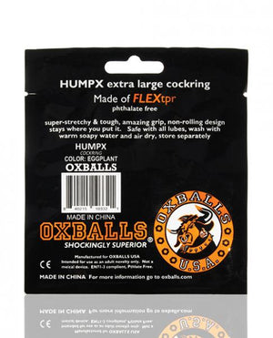 Oxballs Humpx Extra Large Cock Ring Eggplant Purple