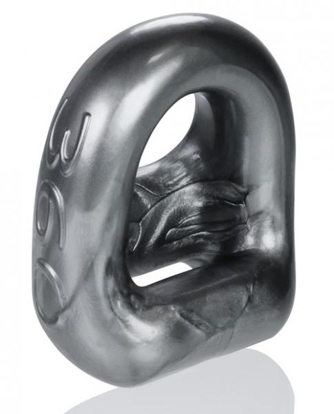 Oxballs 360 2 Way Cockring & Ballsling Steel Silver