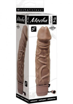 Mocha Man 2 Brown Realistic Vibrator