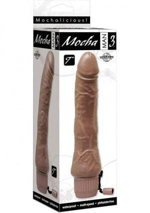 Mocha Man 3 Brown Realistic Vibrator