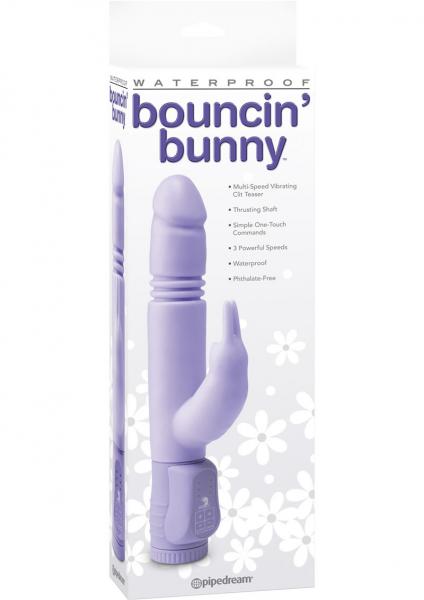 Bouncin Bunny Thrusting Vibrator Purple