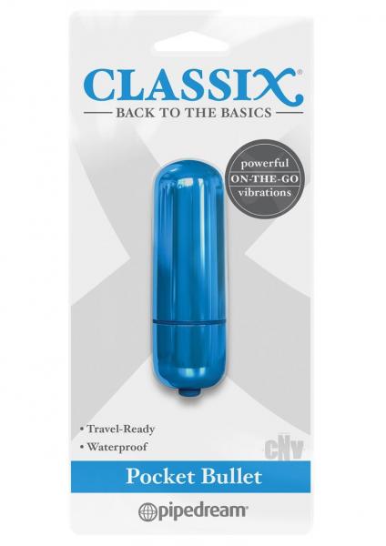 Classix Pocket Bullet Vibrator Blue