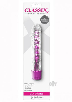 Classix Mr Twister Pink Vibe With Tpe Sleeve
