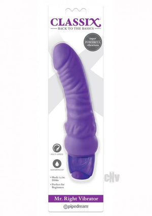 Classix Mr Right Vibrator Purple