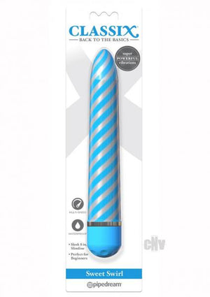 Classix Sweet Swirl Vibrator Blue