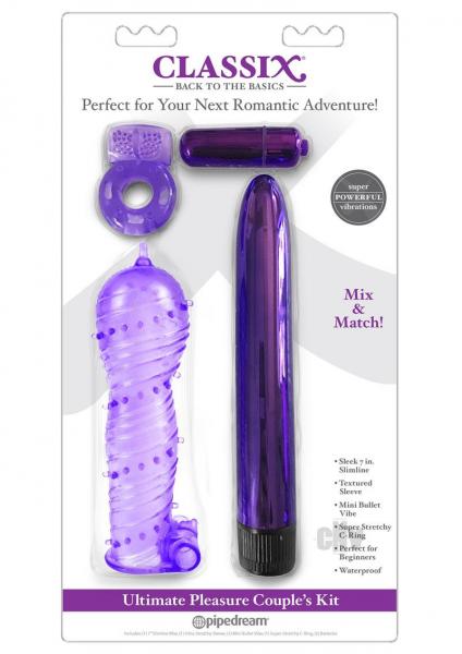 Classix Ultimate Pleasure Couples Kit Purple