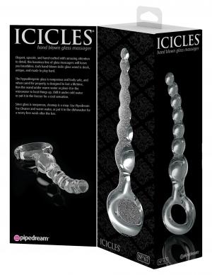 Icicles No 67 Glass Massager Clear