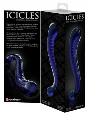 Icicles No 70 Purple G Spot Glass Massager