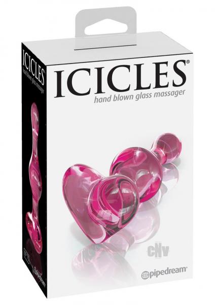 Icicles No 75 Pink Glass Massager