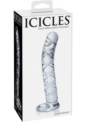 Icicles No 60 G Spot And P Spot Glass Probe Clear 6 Inch