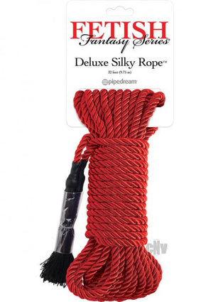 Fetish Fantasy Deluxe Silk Rope Red