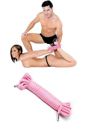 Fetish Fantasy Japanese Silk Rope Pink 35 Feet