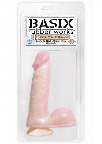 Basix Rubber Works 6 Inch Dong Beige