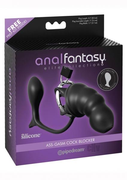 Anal Fantasy Elite Ass Gasm Cock Blocker Black