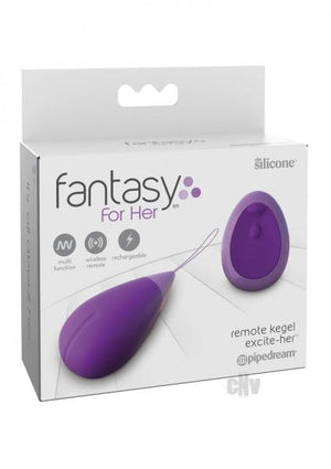 Fantasy For Her Remote Kegel Excite Her Purple