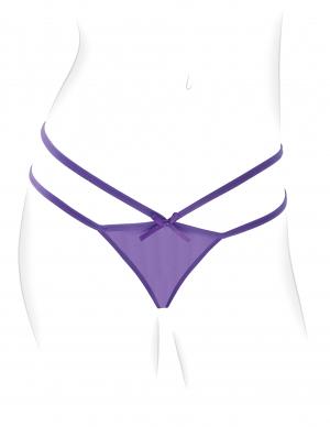 Fantasy For Her Petite Panty Thrill Her O/S Purple