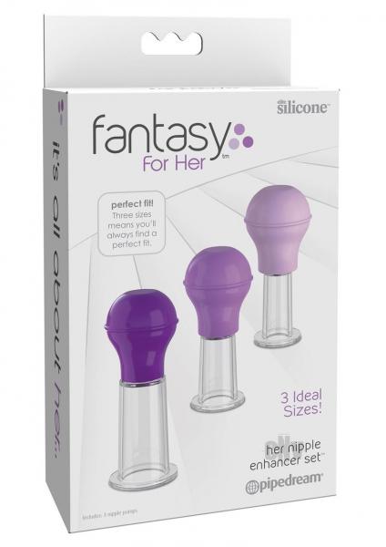 Fantasy For Her Nipple Enhancer Set Purple