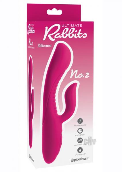 Ultimate Rabbits No 2 Fuchsia Pink Vibrator